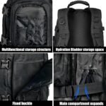Tactical Backpack Military Army Daypack - Assault Pack for Men Molle Backpacks Bug Out Bag 3 Day Pack for Hiking Camping Travel Hunting Rucksack Trekking Black - Image 7