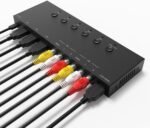 Y.D.F 3 Way HDMI 2.0 Switcher + 2 RCA to HDMI Converter(2 in 1) 2 Way AV Composite CVBS Switch to HDMI Adapter Support 4:3/16:9 Switching for N64 NGC Wii Xbox PS2/3/4/5 Xbox Series/ONE Switch - Image 4