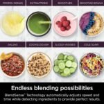 Ninja | All-in-One Blender & Food Processor | Best for Smoothies, Cookie Dough, Salsas, Cole Slaw & More | BlendSense Intelligence for Perfectly Smooth Results | 1800 Watt | Black | TB401 - Image 3