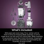 Ninja | All-in-One Blender & Food Processor | Best for Smoothies, Cookie Dough, Salsas, Cole Slaw & More | BlendSense Intelligence for Perfectly Smooth Results | 1800 Watt | Black | TB401 - Image 6