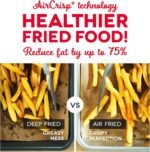 DASH Tasti-Crisp™ Electric Air Fryer Oven, 2.6 Qt., Grey – Compact Air Fryer for Healthier Food in Minutes, Ideal for Small Spaces - Auto Shut Off, Analog, 1000-Watt - Image 4