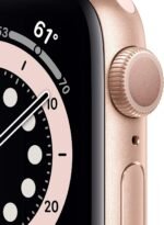 Apple Watch Series 6 (GPS, 40mm) - Gold Aluminum Case with Pink Sand Sport Band (Renewed) - Image 3