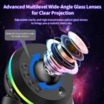 Meteor Galaxy Projector, 13 in 1 Planetarium Star Projector Starry Sky Night Light with Solar System Constellation Moon for Kids Adults Bedroom Ceiling Home Theater Living Room Decor - Image 4