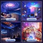 Meteor Galaxy Projector, 13 in 1 Planetarium Star Projector Starry Sky Night Light with Solar System Constellation Moon for Kids Adults Bedroom Ceiling Home Theater Living Room Decor - Image 6