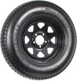 eCustomrim 2-Pack Trailer Tire Rim ST205/75D15 15 in. Load Range C 5 Lug Black Spoke Wheel - 2 Year Warranty w/Free Roadside - Image 6