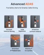 70mai A810 4K Dash Cam Front and Rear, Dual Dash Camera for Cars with Starvis 2 HDR Night Vision, 4G LTE Support, ADAS, Built in GPS & WiFi, 24/7 Parking Mode, AI Motion Detection, Time-Lapse - Image 8