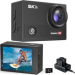 Action Camera 5K 30FPS Waterproof Camera Underwater 131FT with EIS WiFi App Remote Control 64GB Card 170° Wide Angle Sports Helmet Bike Video Black with 64GB Card - Image 6