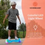 Hoverboard with Music Speaker, 6.5" LED Wheels Lights Self Balancing Scooter, Max 5/6 Miles Range & 6.2mph Powered by Dual 200W/250W Motor, UL2272 Certified, Hover Board Present for Kids - Image 4