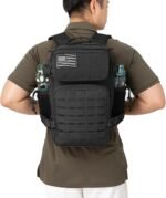 QT&QY 25L/45L Military Tactical Backpack For Men Molle Daypack 3 Day Bug Out Bag Hiking Rucksack With Bottle Holder - Image 5