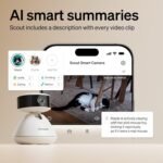 PETLIBRO AI Dog Camera Pet Camera Indoor with Phone App [Multi-Pet Recognition, Daily Activity Analysis & Smart Summaries] Cat Cam 360° View, 1080P Dog Cam Night Vision, 2-Way Audio WiFi Cam - Image 4