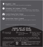 GE Lighting CYNC Smart Light Bulbs, Bluetooth Enabled, Alexa and Google Home Compatible, Soft White (2Pack), Packaging May Vary - Image 4