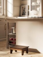 HOLANA 6.5" Wooden Step Stool for Adults (No Assemble Required) - 500 Lbs One Step Stools for High Bed Riser - Small Stepping Stool for Elderly, Seniors, Kid/Bathroom, Bed, Kitchen (Acacia Wood) - Image 5