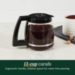 Cuisinart DCC-1200P1 Brew Central 12-Cup Programmable Coffeemaker Coffee Maker, Carafe, Brushed Chrome - Image 5