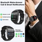 Curve Smart Watch for Men Women, 1.91" Smartwatches with 120+ Sport Modes, Fitness Tracker with Bluetooth Call, Heart Rate, Waterproof Activity Tracker Smartwatch for iOS Android Phones - Image 4