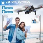 Drone with Camera 1080P for Kids Adults, Foldable HD FPV Mini Drone with 2 Batteries, One Key Take Off/Land, Altitude Hold, Headless Mode, 360°Flip, Gestures Selfie, 3 Speed Mode, Waypoint Fly - Image 4