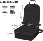 Femuar 2 Packs Car Front Seat Cover for Dogs, Waterproof Pet Car Seat Protector, Nonslip Scratch-Proof Dog Seat Cover for Cars, Trucks & SUVs - Image 4