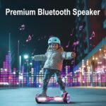 Scooter, Bluetooth & Corlorful LED Lights, 7.5mph & Miles Range Power by Dual 250W Motor Gifts for Kids & Adults & Girls & Boys - Image 3