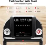 RHYTHM FUN Treadmill with Incline, 8.0 MPH Treadmills for Home with 8% Incline, Foldable Treadmill with Handles, Low Noise Walking Pad for 300 lbs - Image 5