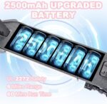 Electric Scooter for Kids Ages 6-12, 150W Motor, 4/7/11 Mph, 60 mins Ride Time, Adjustable Speed, LED Display, Colorful Lights, Electronic Brake, Foldable Kids Electric Scooter - Image 6