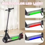 Electric Scooter for Kids Ages 6-12, 150W Motor, 4/7/11 Mph, 60 mins Ride Time, Adjustable Speed, LED Display, Colorful Lights, Electronic Brake, Foldable Kids Electric Scooter - Image 8