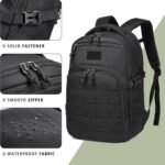 Wotony Military tactical backpack, backpack for men black small tactical assault bag - Image 5