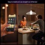 Philips Hue Smart LED A19 Bulb, Warm White Light 2700K, E26 Base, 10.5W, 1100 Lumens, Dimmable, Works with Alexa, Google Assistant, and Apple Home, 2 Pack - Image 4