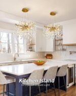 Modern Tree Branch Crystal Chandelier Luxury Gold Crystal Pendant Lighting 18" Contemporary 6-Light Chandeliers for Dining Room Kitchen Bedroom Living Room - Image 4