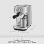 Breville Bambino Plus Espresso Machine BES500BSS, Brushed Stainless Steel - Image 4