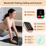 Smart Watch for Women, Smartwatch for iPhone & Android Bluetooth (Answer/Call) Built-in Alexa, 1.91" HD Fitness Tracker with 105+ Sport Modes, IP68 Waterproof, Sleep/Heart Rate/SpO2/Stress Monitor - Image 3