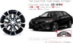 New Single 18" 18x8 Inch Alloy Wheel for 2018–2022 Toyota Camry | Machined Black Finish | OEM Design Replacement Rim | Direct Fit – OE Stock Specs | 75221 75221B - Image 3
