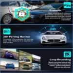 Dash Cam, 1080P Dash Camera for Cars with WiFi FHD, Mini Car Camera, Dash Cam Front Built-in 128GB SD Card, 160° Wide Angle,Night Vision,Loop Recording,24H Parking Monitor - Image 4