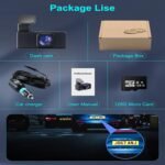 Dash Cam, 1080P Dash Camera for Cars with WiFi FHD, Mini Car Camera, Dash Cam Front Built-in 128GB SD Card, 160° Wide Angle,Night Vision,Loop Recording,24H Parking Monitor - Image 6