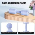MERACH Dumbbell Set of 2, Adjustable Weight, Anti-slip Handle, Macaron Colors, Each 2.2/4.4/6.6/8.8 lbs, 4 in 1 Hand Weights for Women at Home - Image 6