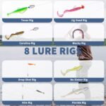 Fishing Lures, Tackle Box with Tackle Included, Crankbaits, Spoon, Hooks, Weights & Other Accessories, Fishing Bait Lure Gear Kit Gifts for Men Bass Freshwater - Image 3