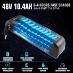 ANCHEER Electric Bike for Adults, Peak 750W Ebike, 3 Hours Fast Charge, 60 Miles Electric Bicycle with 48V/499Wh Battery, 27.5 ''Hummmer Electric Mountain Bike with LCD Display, 21/24 Speed - Image 3