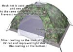 Sutekus Tent Camouflage Patterns Camping Tent Backpacking Tent for Camping Hiking 【Outdoor Equipment】 - Image 4