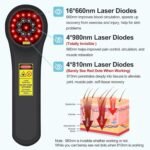 Cold Laser Therapy for Dogs, 4x980nm+4x810nm+16x660nm, Cold Laser for Horses, Veterinary Laser Therapy Machine, Pet Laser Therapy, Cold Laser Therapy Pain Relief Device for Animals Like Cats - Image 3