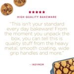 All-Clad Pro-Release Nonstick Bakeware Set 10 Piece Oven Safe 450F Half Sheet, Cookie Sheet, Muffin Pan, Cooling & Baking Rack, Round Cake Pan, Loaf Pan, Baking Pan Grey - Image 11