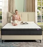 Queen Size Mattress,10 Inch Memory Foam Hybrid Queen Bed Mattresses in a Box Individual Pocket Spring Breathable Comfortable for Pressure Relief. - Image 5