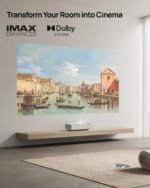 XGIMI AURA Series UST Laser Projector, Dolby Vision, IMAX Enhanced, 1,000,000:1 Dynamic Contrast Ratio, 0.177:1 Throw Ratio, Harman Kardon, 2300 Lumens AURA 2 ATV White - Image 3