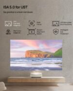 XGIMI AURA Series UST Laser Projector, Dolby Vision, IMAX Enhanced, 1,000,000:1 Dynamic Contrast Ratio, 0.177:1 Throw Ratio, Harman Kardon, 2300 Lumens AURA 2 ATV White - Image 4