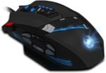 12 Programmable Buttons C12 Gaming Mouse, AFUNTA Laser Double-Speed Adjustment 8000DPI Mice Support 4 Level Switch - Image 3