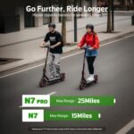 Electric Scooter for Adults, 15/25 Miles Long Range, 500W Peak Motor 19Mph Top Speed, Dual Brake, APP & Cruise Control, Foldable IP65 Waterproof Aluminum Alloy Frame Commuting E-Scooter - Image 3