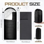 Tranqun Winter Sleeping Bag with Fleece Cotton Liner, Sleeping Bag for Adult, Warm Portable Waterproof Lightweight with Compression Sack for Cold Weather Camping Hiking Travel - Image 3