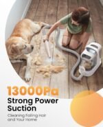 oneisall Dog Grooming Vacuum, 13000Pa Powerful 3L Dust Cup Pet Grooming Vacuum with Dog Clippers & Shedding Brush 7 Dog Grooming Kit, 3L Dust Cup, Super Quiet, 3 Suction Levels, BM3 - Image 4