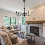 Farmhouse Chandeliers for Dining Room Light Fixtures 8 Lights Black Chandelier Light Fixture Ceiling Hanging Rustic Chandelier for Living Room Bedroom Entryway - Image 4