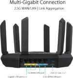 ASUS RT-AXE7800 Tri-band WiFi 6E (802.11ax) Router, 6GHz Band, ASUS Safe Browsing, Upgraded Network Security, Instant Guard, Built-in VPN Features, Parental Controls, 2.5G Port, AiMesh Support - Image 5