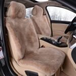Real Genuine Sheepskin Seat Covers for Cars SUV Trucks Van RV Front Seats Sheepskin Car Seat Covers Sheepskin Automotive Seat Covers Fuzzy Fleece Fur Car Seat Covers Universal (1 Piece) - Image 4