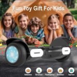 Scooter, Bluetooth & All Terrain Wheels with LED Lights, 7.5 MPH & 7.5 Miles Range 500W Motors, Gifts for Childs - Image 5