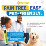 PetTest Genteel Pain-Free Lancing Device, Easy-to-Use Pet Blood Sugar Monitoring for Dogs & Cats, Includes Contact Tips, Sterile 21G Lancets & Instructions for Taking Samples - Image 3